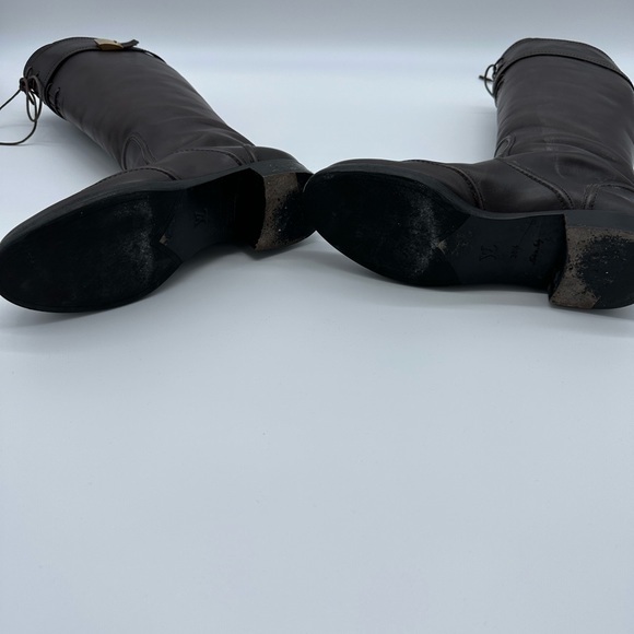 Louis Vuitton Women’s Riding Boat Brown Size 38.5 LV 8.5 US 100% Authentic - Picture 2 of 7